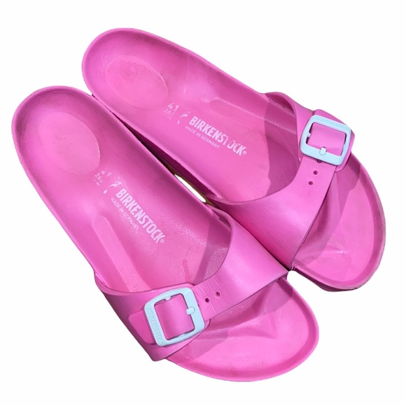 pink foam birkenstocks